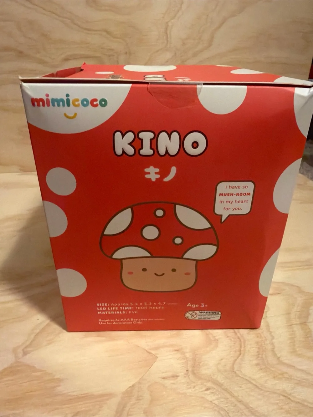 MIMI & COCO Red Moodlight Lantern - Kino Warm White Glow